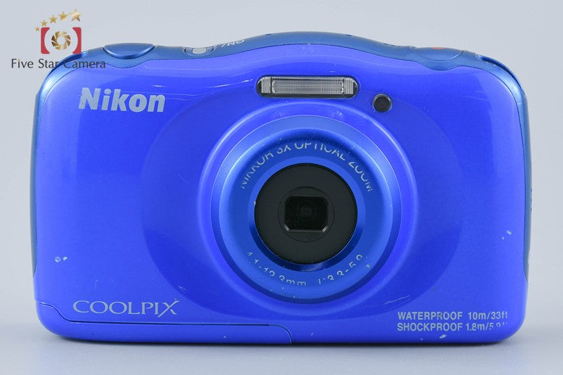 Nikon COOLPIX W100 Blue 13.2 MP Digital Camera