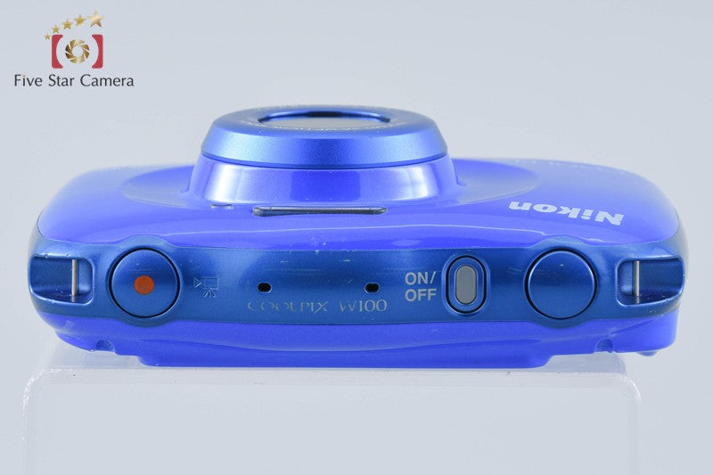 Nikon COOLPIX W100 Blue 13.2 MP Digital Camera from Japan