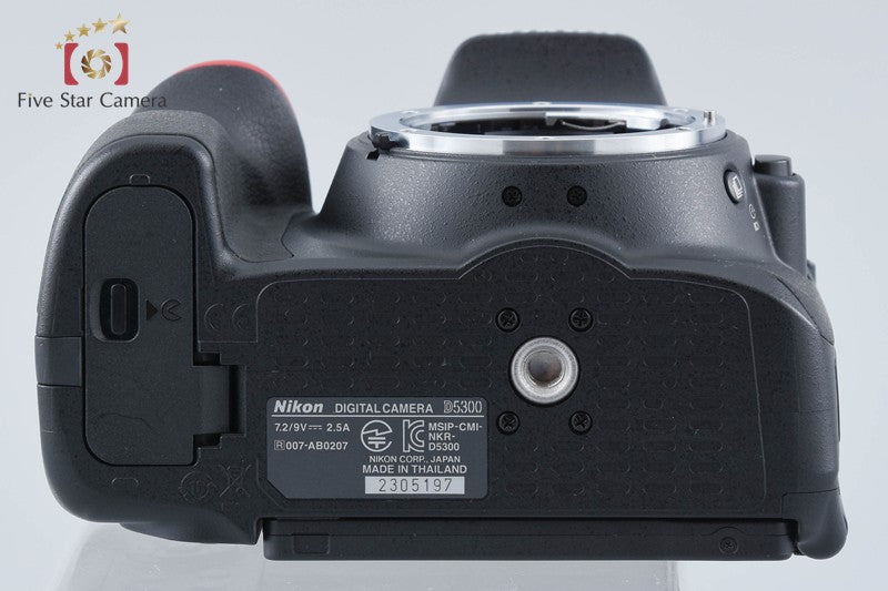 "Shutter count 1,528" Nikon D5300 Black 24.2 MP DSLR Camera Body