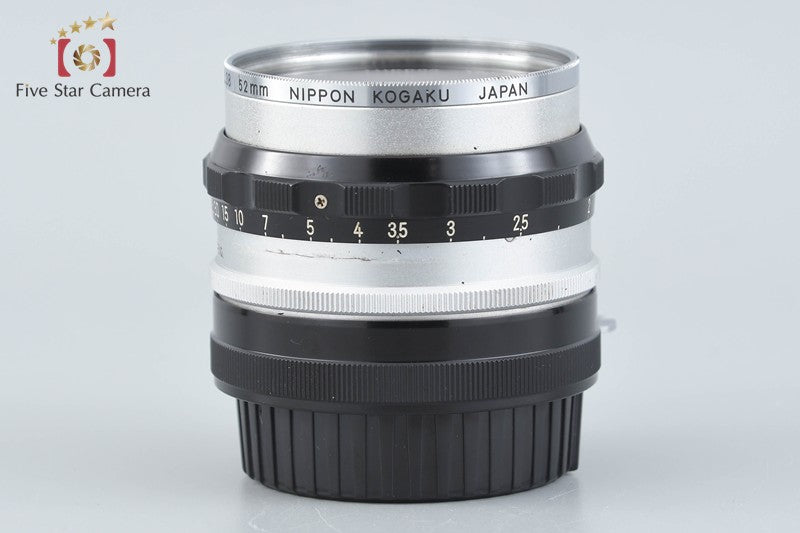 Nikon NIKKOR-S Auto 50mm f/2 Non Ai Lens Tick Mark Early Model