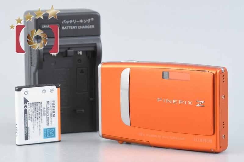 Fujifilm FinePix Z10fd Orange 7.2 MP Digital Camera Overseas Exclusive Model