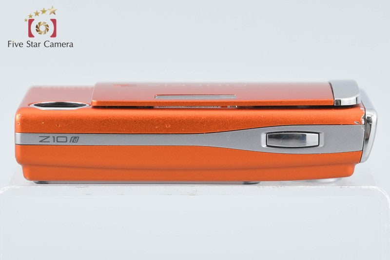 Fujifilm FinePix Z10fd Orange 7.2 MP Digital Camera Overseas Exclusive Model
