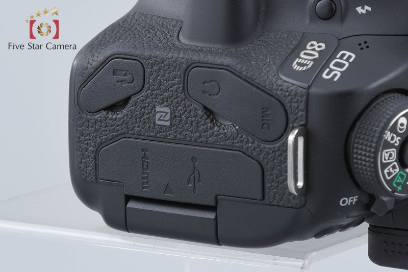 Canon EOS 80D 24.2 MP Digital SLR Camera Body