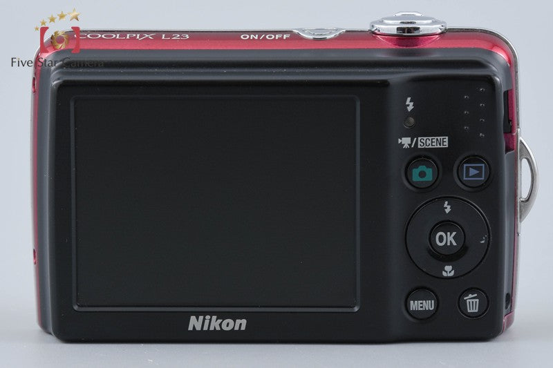 Nikon COOLPIX L23 Red 10.1 MP Digital Camera