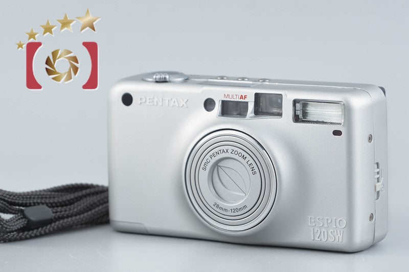 Pentax ESPIO 120SW Silver 35mm Point & Shoot Film Camera