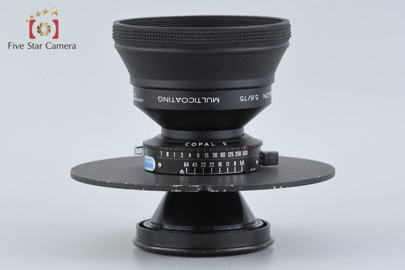 Schneider SUPER-ANGULON 75mm f/5.6 MC CAMBO X2-PRO Lens board