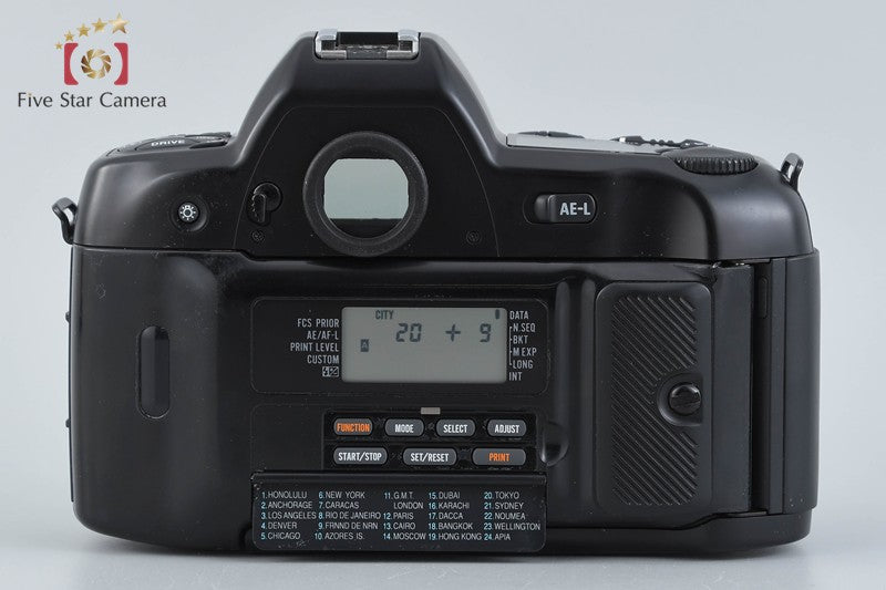 Nikon F90X 35mm SLR Film Camera w/ MF-26 Multi Control Back