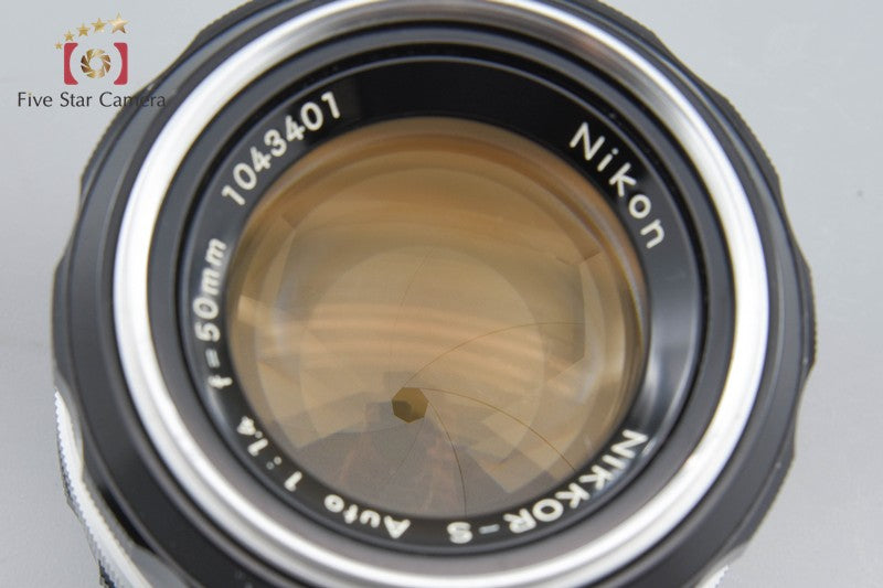 Nikon NIKKOR-S Auto 50mm f/1.4 Non Ai Lens