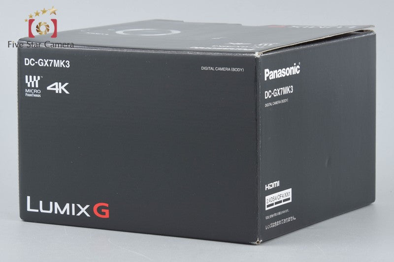 "Count 29" Panasonic LUMIX GX7 Mark III DC-GX7MK3 Black 20.3 MP Digital Camera
