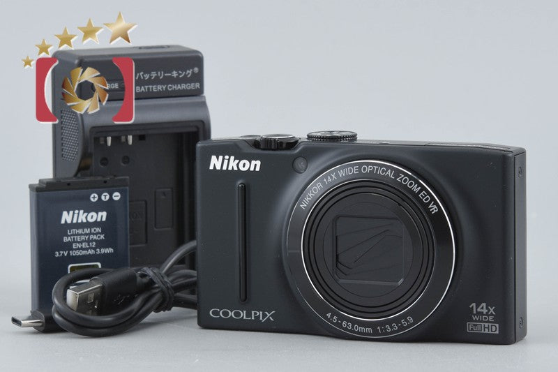 Nikon COOLPIX S8200 Noble Black 16.0 MP Digital Camera