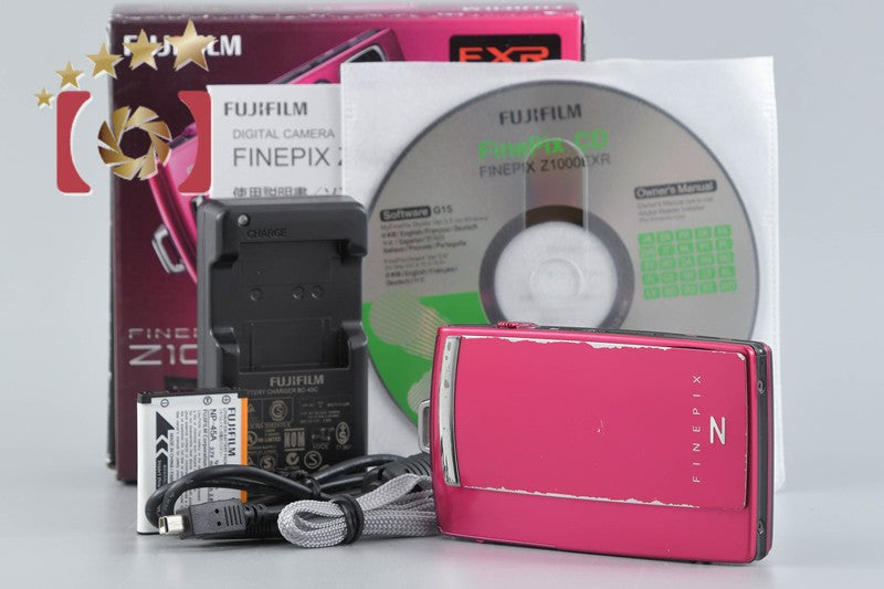 Fujifilm FinePix Z1000EXR Pink 16.0 MP Digital Camera w/ Box