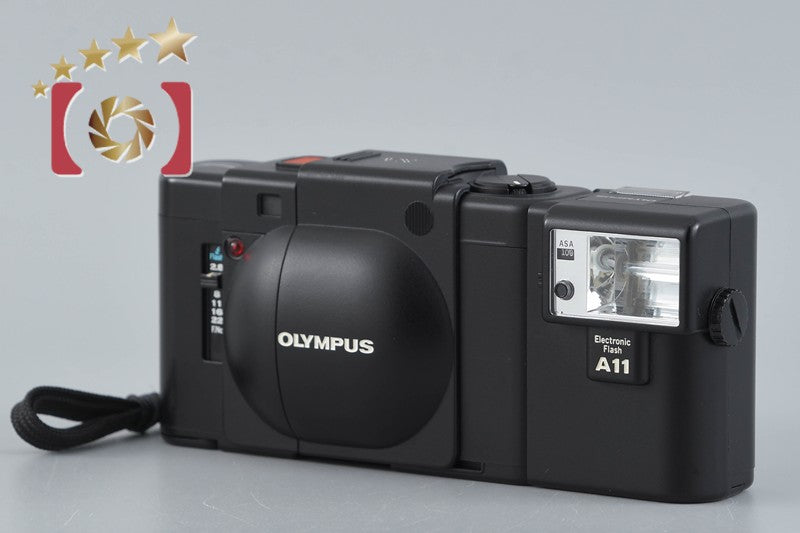 Olympus XA Black 35mm Point & Shoot Film Camera