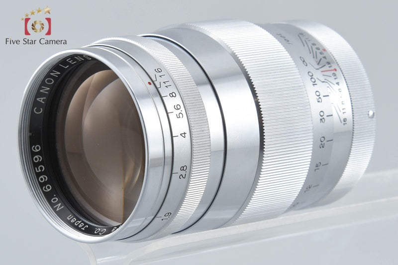 Canon 85mm f/1.9 L39 LTM Leica Thread Mount Lens w/ 85mm Viewfinder