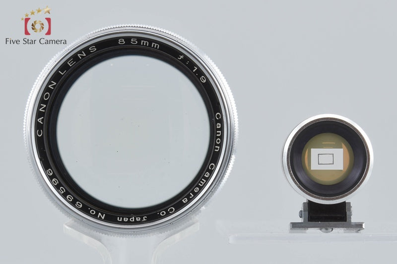 Canon 85mm f/1.9 L39 LTM Leica Thread Mount Lens w/ 85mm Viewfinder