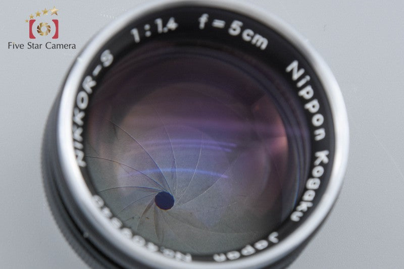 Nikon NIKKOR-S 50mm f/1.4 Nikon S Mount