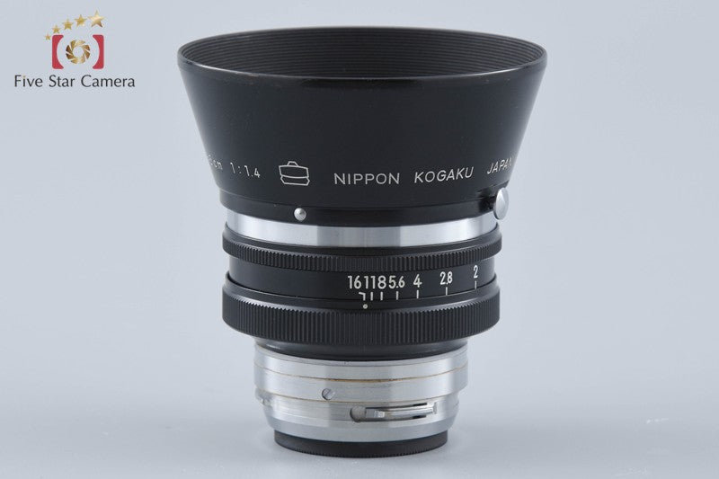 Nikon NIKKOR-S 50mm f/1.4 Nikon S Mount