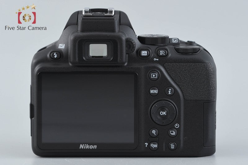 "Count 905" Nikon D3500 Black 24.8 MP DSLR Camera 18-55 VR Lens