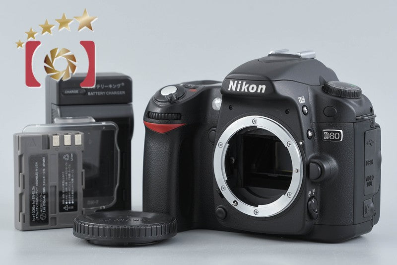 "Shutter count 3,704" Nikon D80 10.2 MP Digital SLR Camera Body