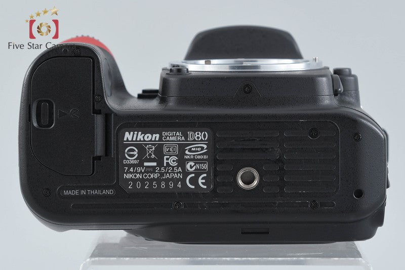 "Shutter count 3,704" Nikon D80 10.2 MP Digital SLR Camera Body