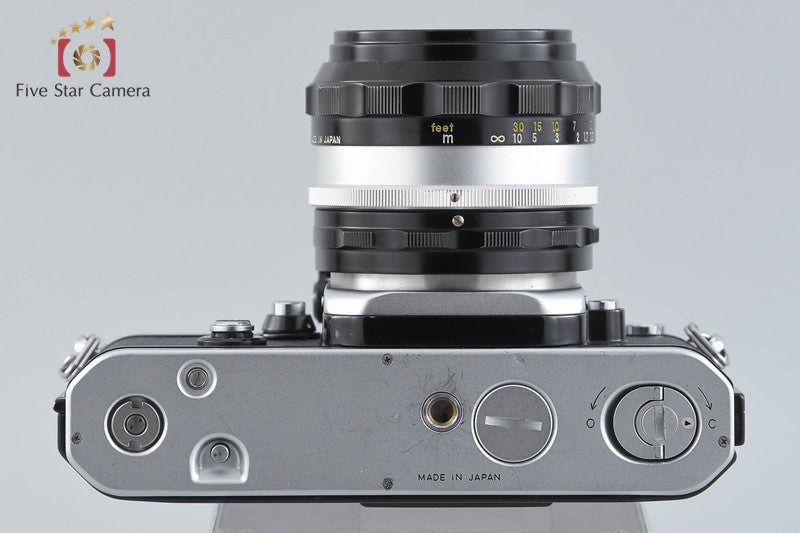 Nikon F2 Photomic Silver + NIKKOR-S.C Auto 50mm f/1.4 Non Ai Lens