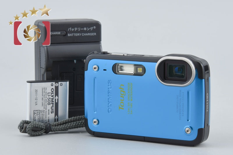 "Count 1,702" Olympus Tough TG-620 Blue 12.0 MP 5m Waterproof Digital Camera