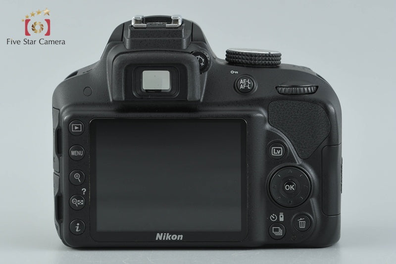 "Shutter count 2,167" Nikon D3300 Black 24.2 MP DSLR Camera Body