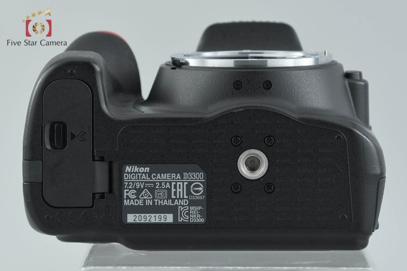 "Shutter count 2,167" Nikon D3300 Black 24.2 MP DSLR Camera Body