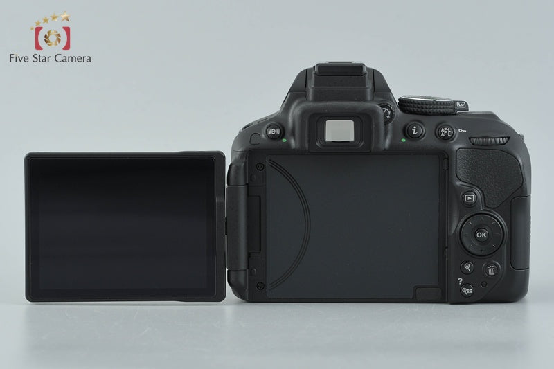 "Shutter count 404" Nikon D5300 Black 24.2 MP DSLR Camera 18-140 VR Lens