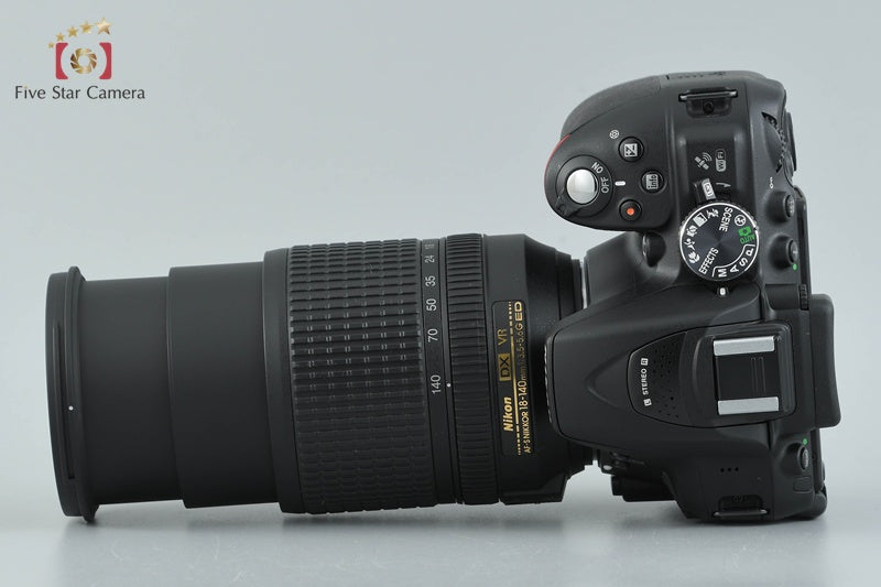 "Shutter count 404" Nikon D5300 Black 24.2 MP DSLR Camera 18-140 VR Lens