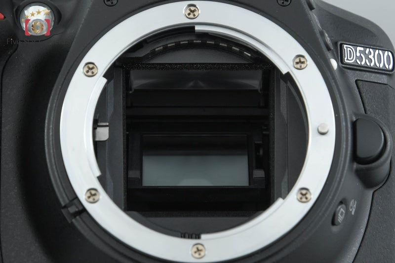 "Shutter count 404" Nikon D5300 Black 24.2 MP DSLR Camera 18-140 VR Lens