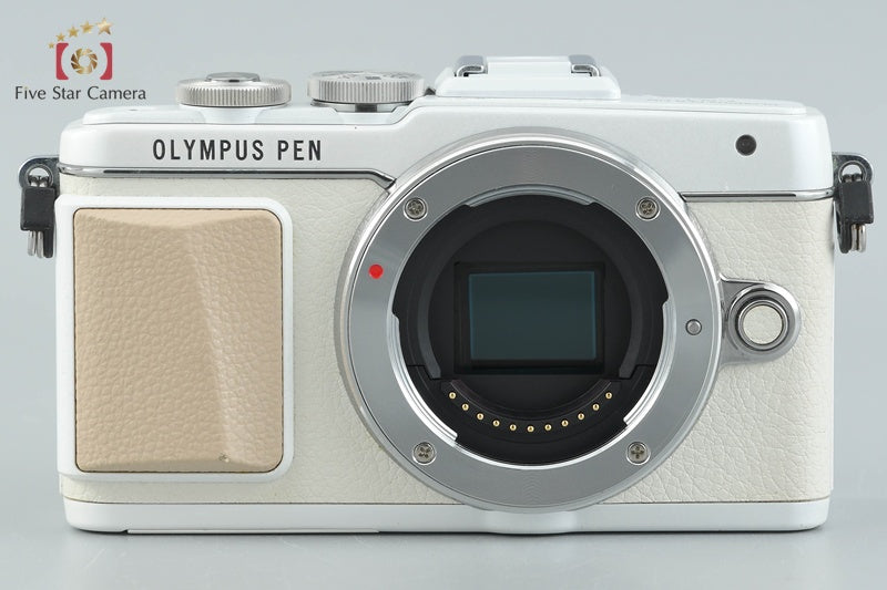"Count 4,888" Olympus PEN Lite E-PL7 White 16.1 MP 14-42 40-150 Lenses