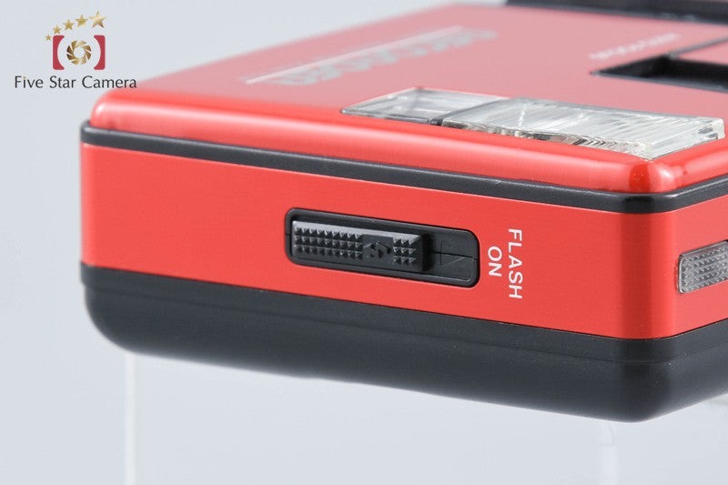 Konica Recorder Red Half Frame 35mm Point & Shoot Film Camera