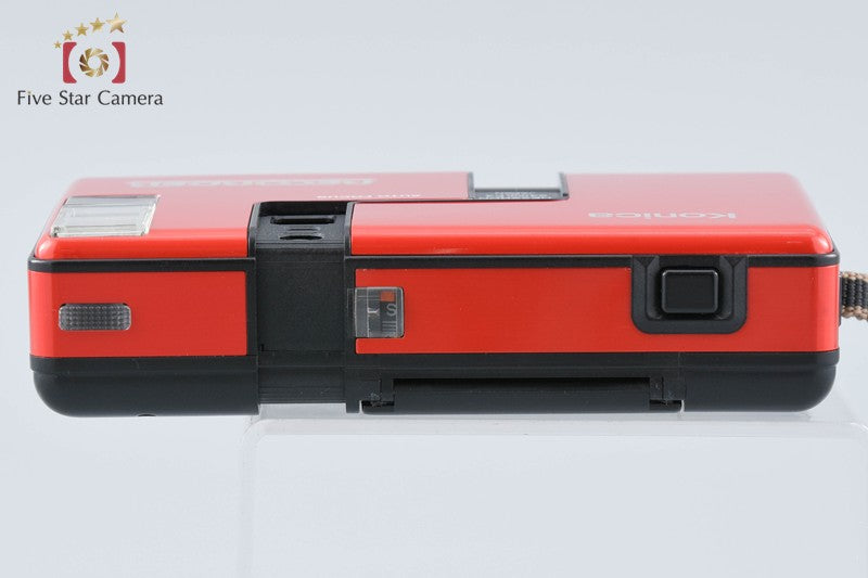 Konica Recorder Red Half Frame 35mm Point & Shoot Film Camera