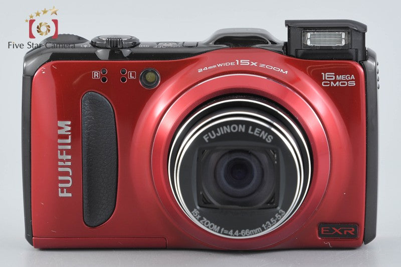 Fujifilm FINEPIX F550EXR Red 16.0 MP Digital Camera w/ Box