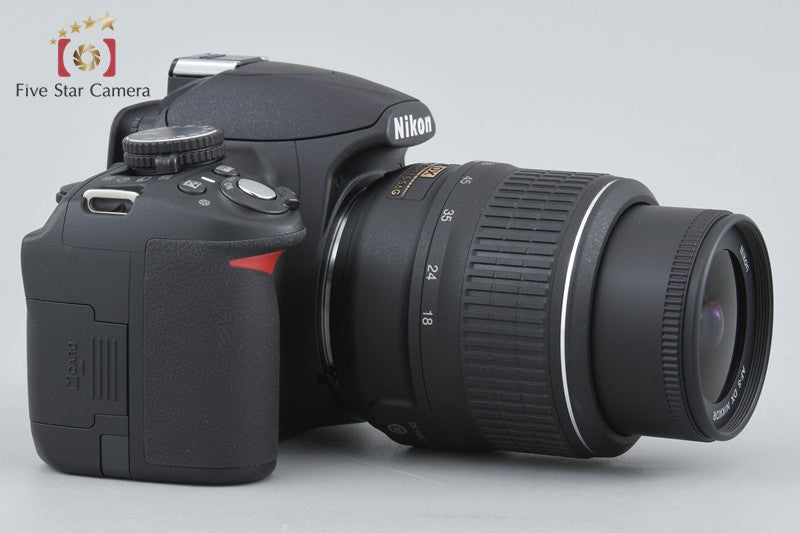 "Shutter count 61" Nikon D3100 Black 14.2 MP Digital SLR Camera 18-55 VR Lens