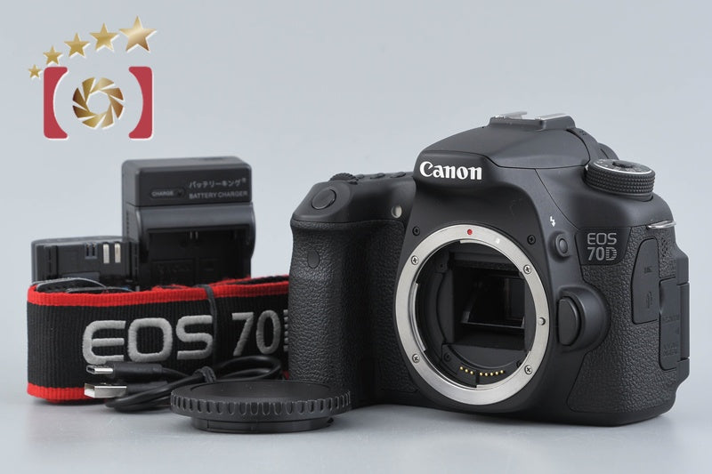 "Shutter count 1,588" Canon EOS 70D 20.2 MP Digital SLR Camera Body