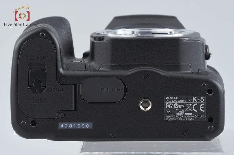 "Shutter count 5,669" Pentax K-5 Black 16.3 MP Digital SLR Camera Body