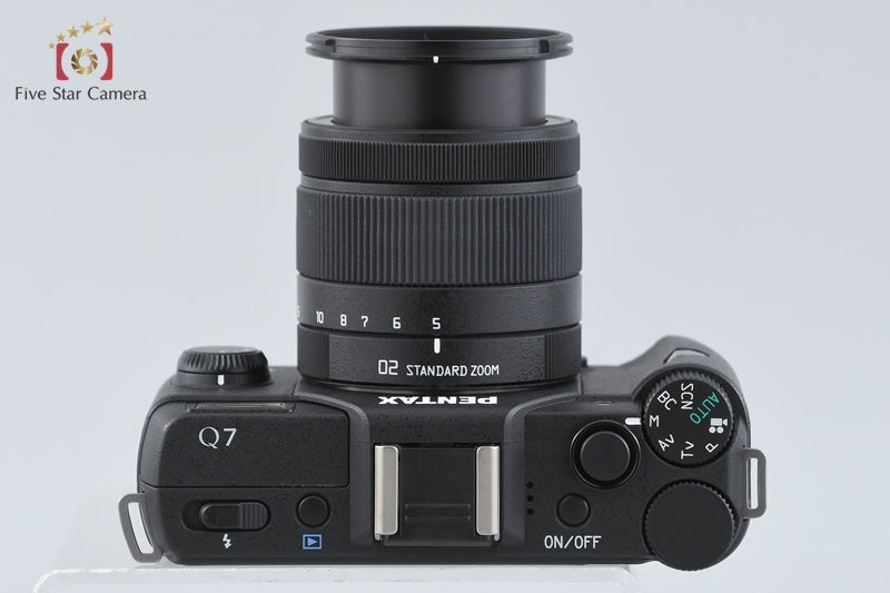 "Shutter count 14" PENTAX Q7 Black 12.4 MP Digital Camera 5-15 Lens
