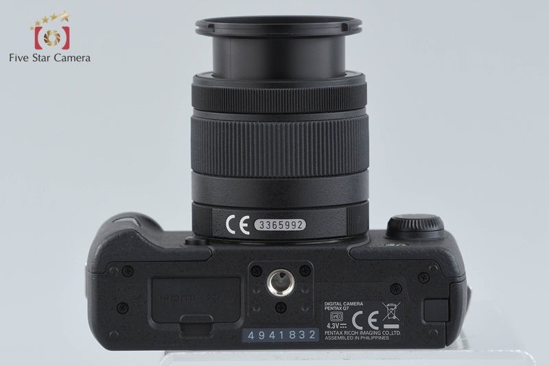 "Shutter count 14" PENTAX Q7 Black 12.4 MP Digital Camera 5-15 Lens