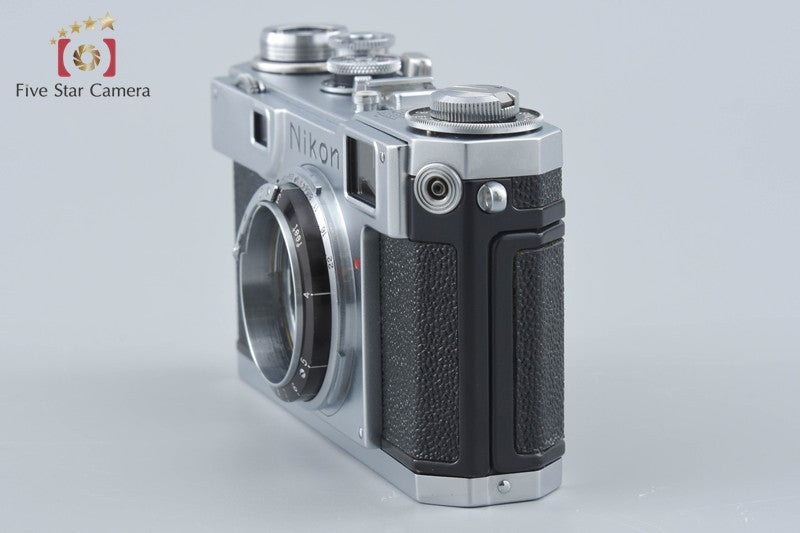 Nikon S2 Later Model Black Dial Rangefinder Film Camera Body