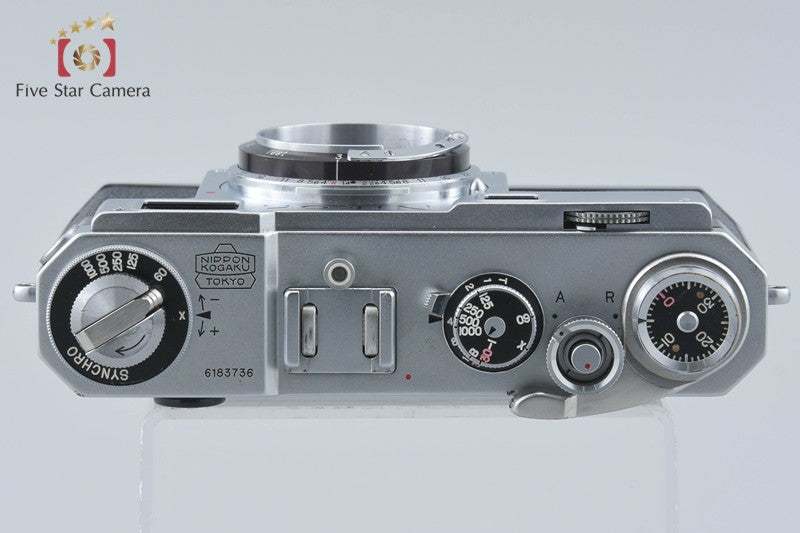 Nikon S2 Later Model Black Dial Rangefinder Film Camera Body