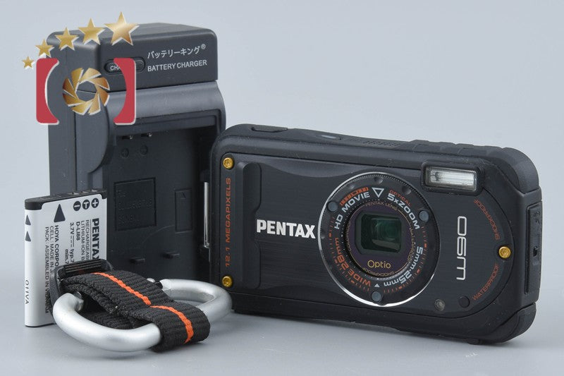 Pentax Optio W90 Black 12.1 MP Digital Camera