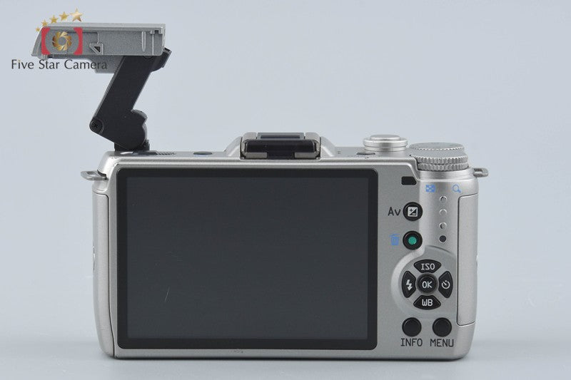 "Shutter count 3,746" PENTAX Q10 Silver 12.4 MP Digital Camera 5-15 15-45 Lenses