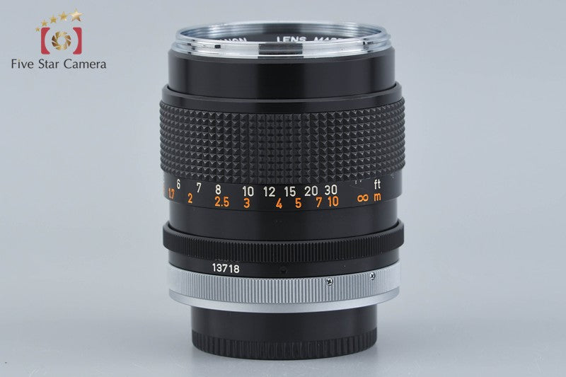 Canon FD 100mm f/2.8