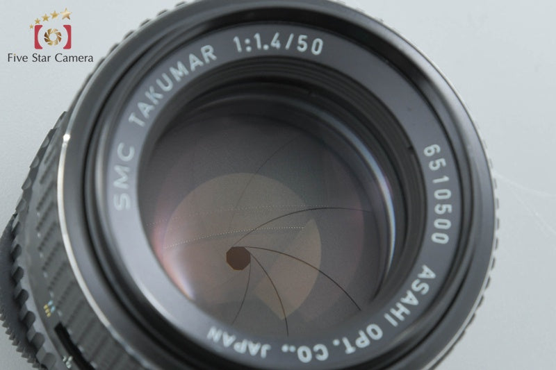 PENTAX SMC TAKUMAR 50mm f/1.4 M42 Mount Lens