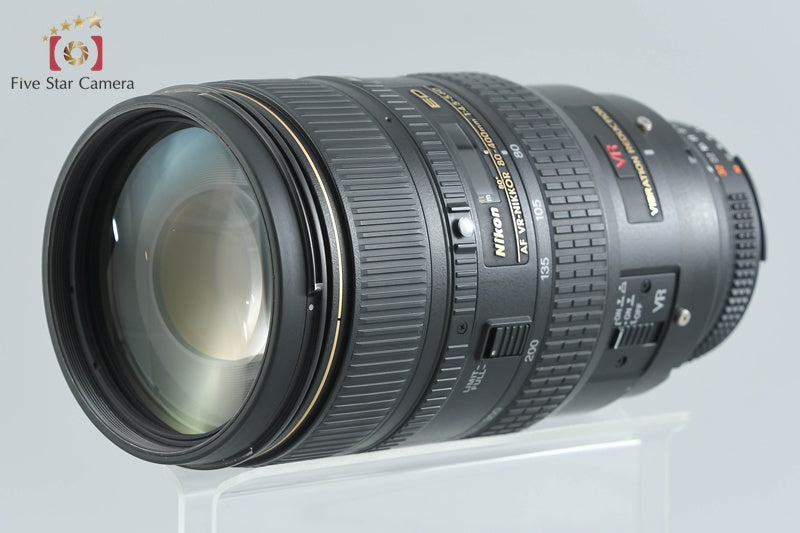 Nikon AF NIKKOR 80-400mm f/4.5-5.6 D ED VR
