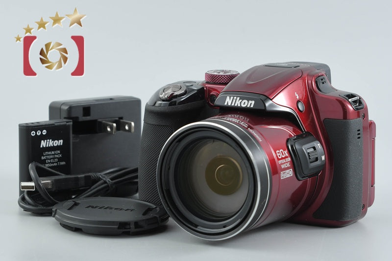 Nikon COOLPIX P600 Red 16.0 MP Digital Camera