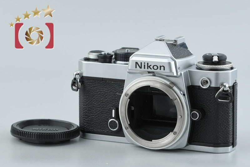 Nikon FE Silver 35mm SLR Film Camera Body