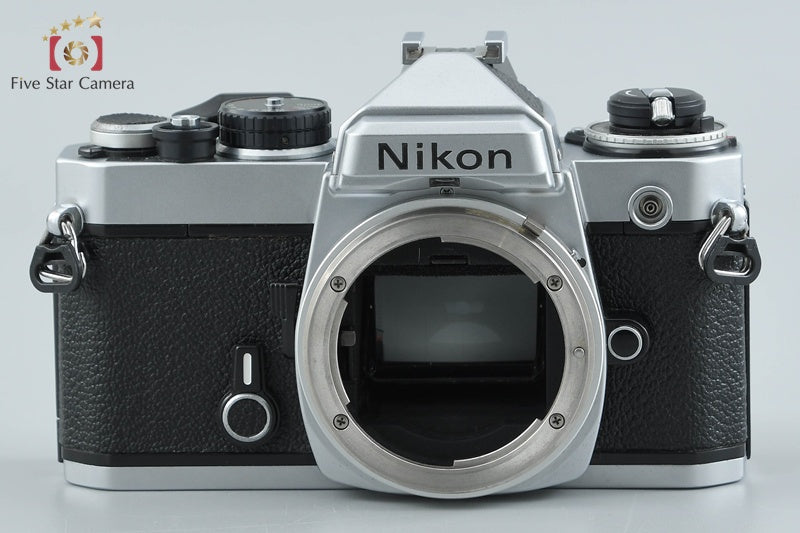 Nikon FE Silver 35mm SLR Film Camera Body