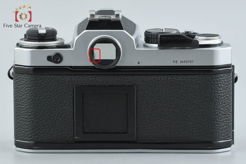 Nikon FE Silver 35mm SLR Film Camera Body